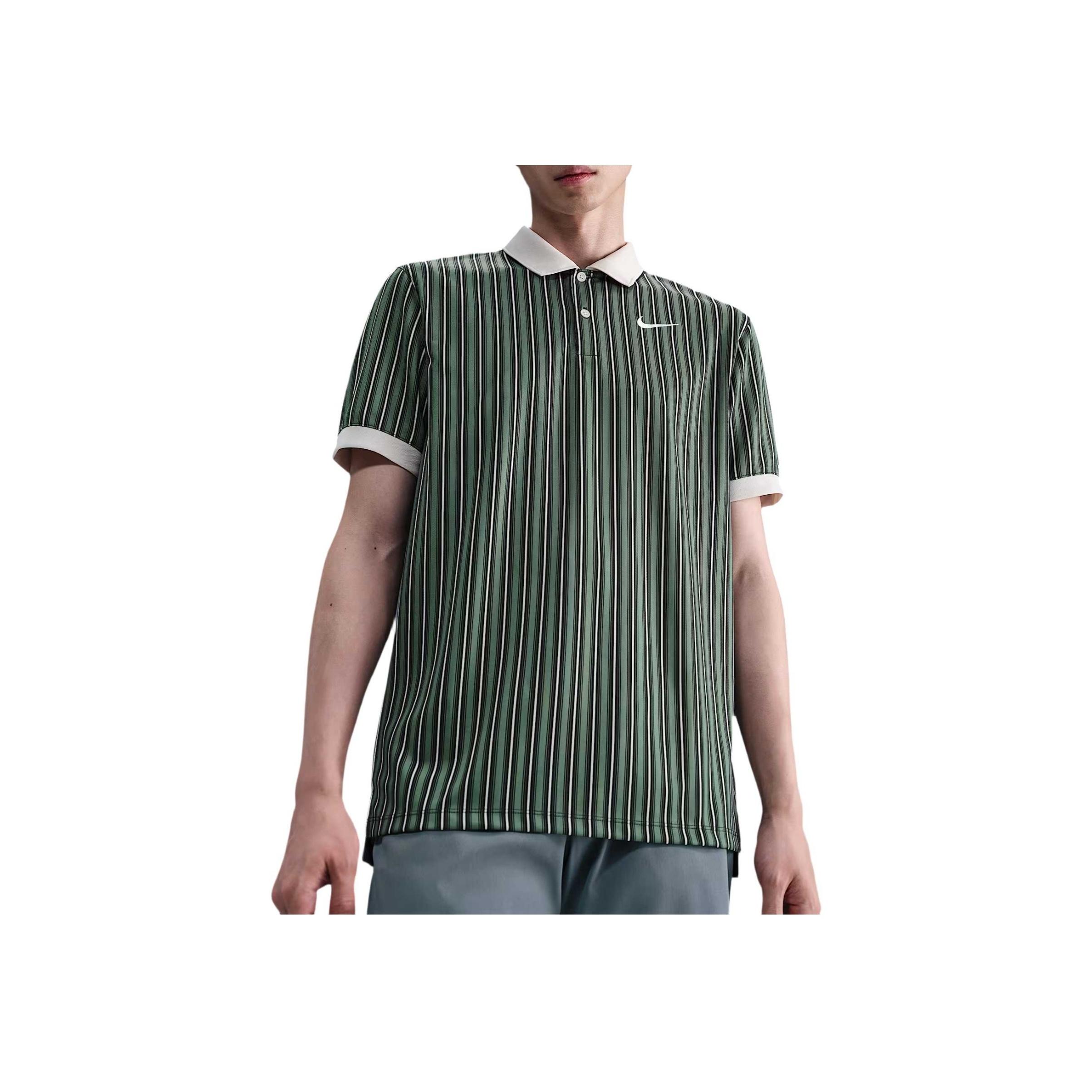 

Nike Victory+ Dri-FIT Comfortable Versatile Soft Striped Polo Shirt Men tops HM5644-364 XL