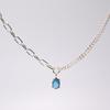 HARANG HR 102N_Blue Opal Necklace (Silver 925)