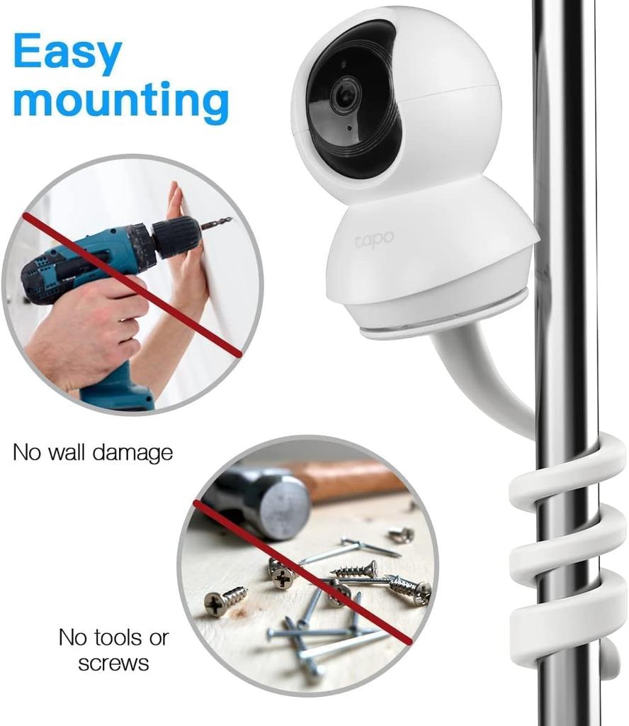 Akloker Flexible Mount for Tapo C200 C210 Camera the TP-Link (Twist Bracket)