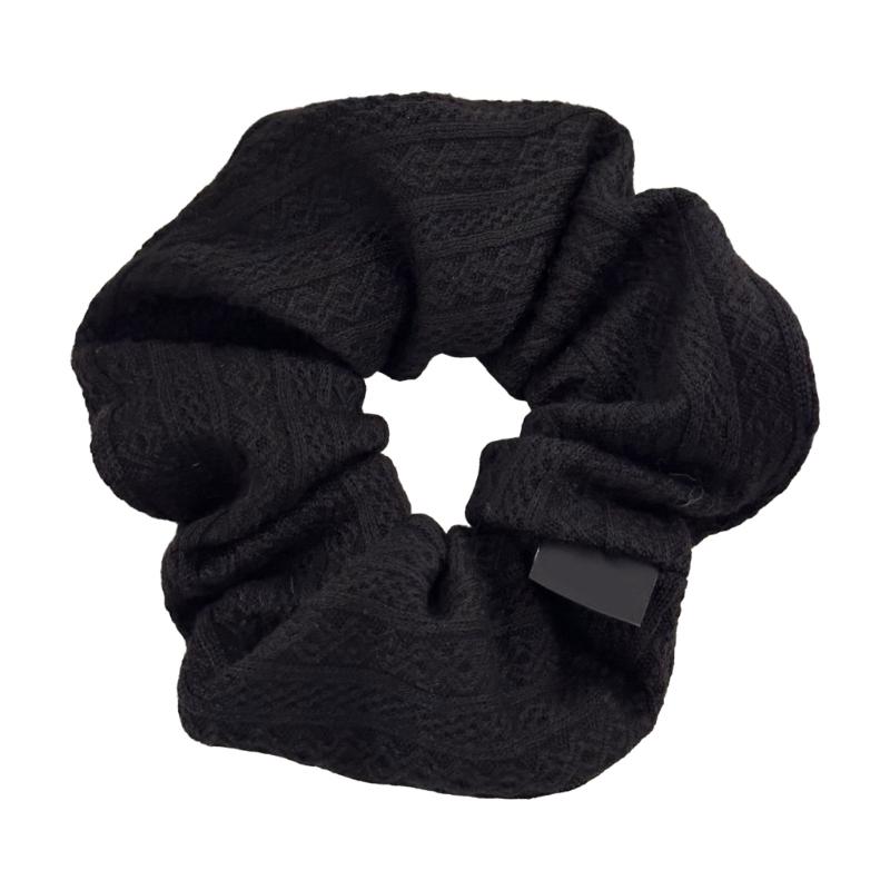 

Большие эластичные резинки для волос, держатели для хвостика, кольца для волос, регулируемые повязки для волос для различных случаев чёрный