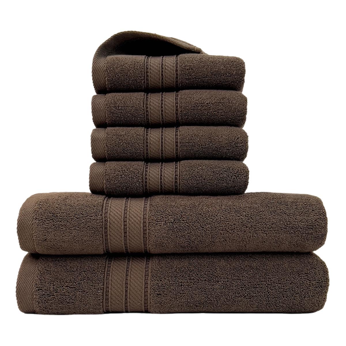 

Хлопковое полотенце, набор из шести полотенец для лица из хлопка, мягкие, впитывающие, теплые и удобные, для дома, ежедневные потребности, искусно сотканные полотенца 1 SET