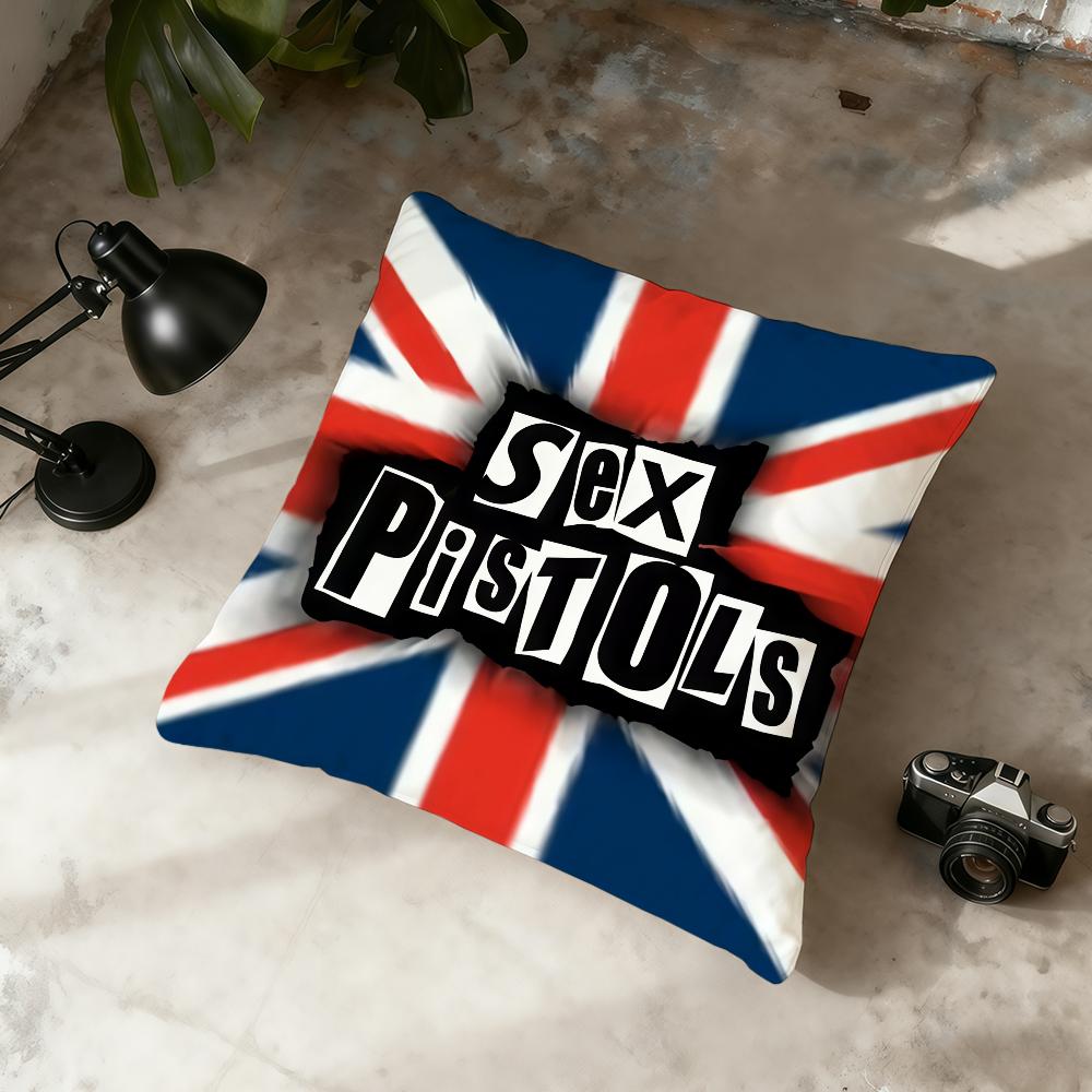 S-Sex P-Pistols-ES Bank cushion cover Home Office Convenient Nordic Simplicity Hit With Zipper Cushion Cover
