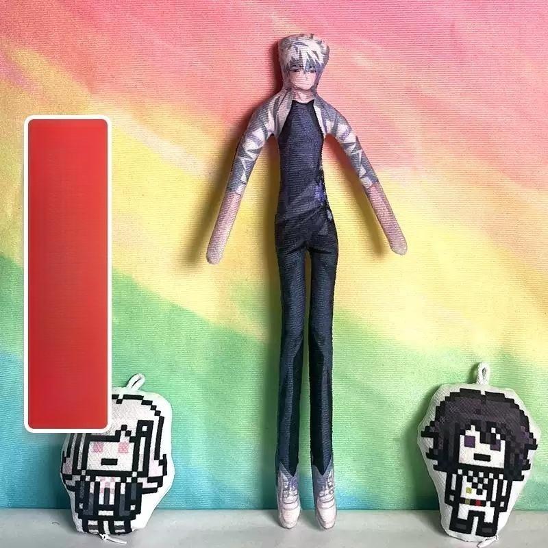 Link Click Stuffed Goods Cosplay Key Anime Merchandise Doll Slender Twistable Shape Room Abstract Model Action Doll Funny Gifts