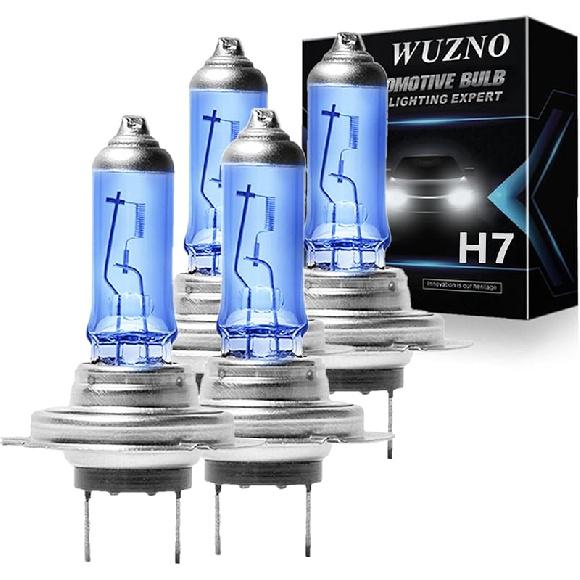 H11 Halogen Headlight Bulb/Fog Light 12V 55W White 5000K High/Low Beam 64211 12362 Car Light Bulb Automotive Headlamp Super Bright