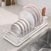 Non-Slip Expandable Dish Drying Rack Large Capacity Dish Drainer Durable Sink Drain Rack  Kitchen