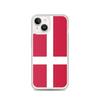 Phone Case – Flag of Denmark – Compatible iPhone 14 – Soft Case – Resistant and Shockproof - Silicone - Pixelforma