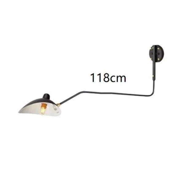 Nordic Modern Minimalist Wall Light Reading Led Lamp Long Living Study Room Bedroom Bedside Arm Adjustable Lighting Decoration