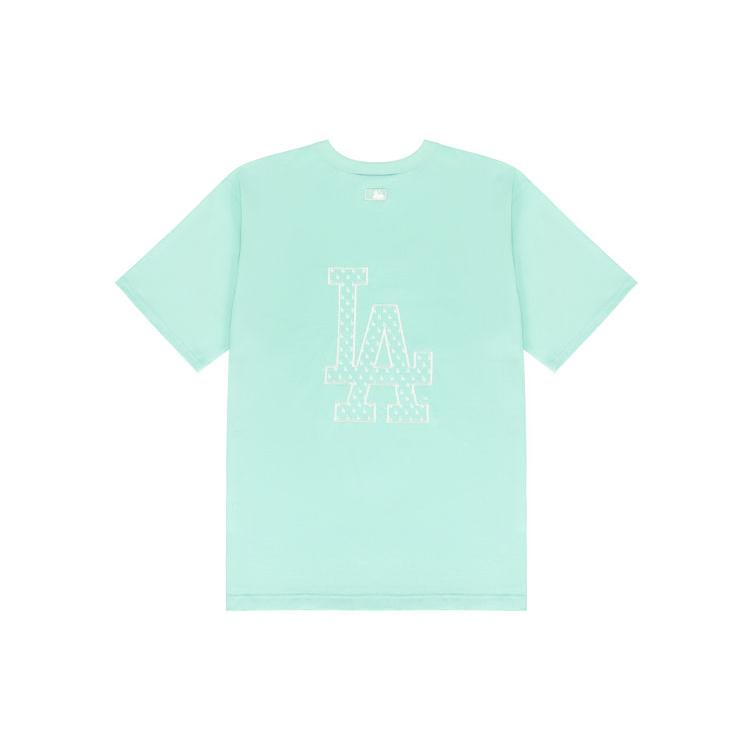 New MLB Old Flower T Shirts Unisex Mint Green 3ATSM2023-07MTL