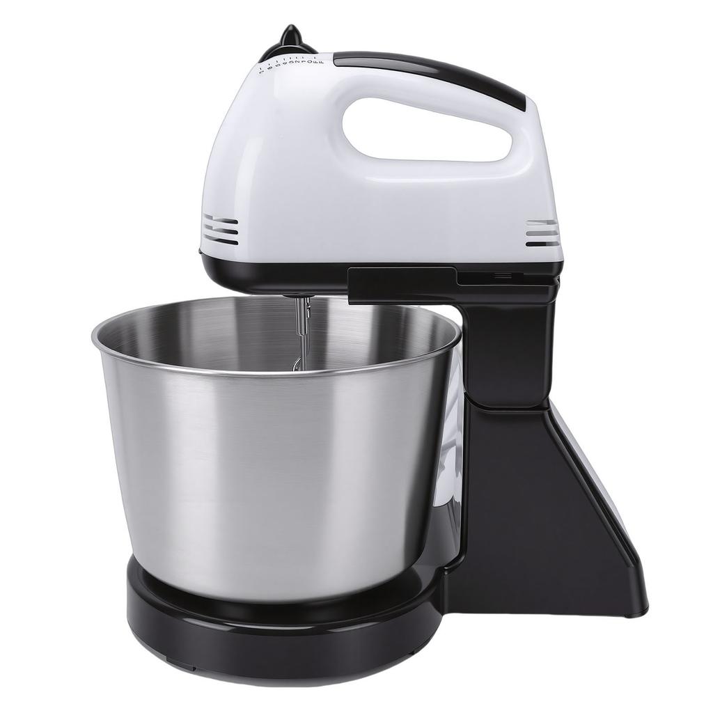 Stand Mixer 2L 7 Speed Settings Stainless Steel Bowl Copper Motor Electric Food Mixer for Kitchen Countertop US Plug