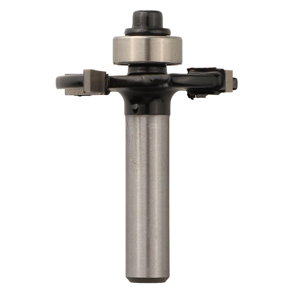 For DIY Woodworking Ball Bearing Cutter Router Bits Ball Bearing T-Slot Cutter Cutter Anti-Rebound Design For Drawer Making