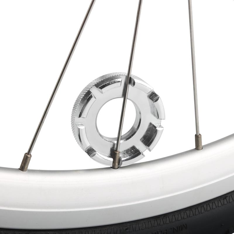 Bike Spoke Nipple Wrench Portable Hand Bicycle Wheel Rim Adjuster Spanner 8 Way Durable MTB Repair Tool Cycling Accessories