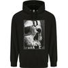 D for Death Skull Heavy Metal Biker Hoodie