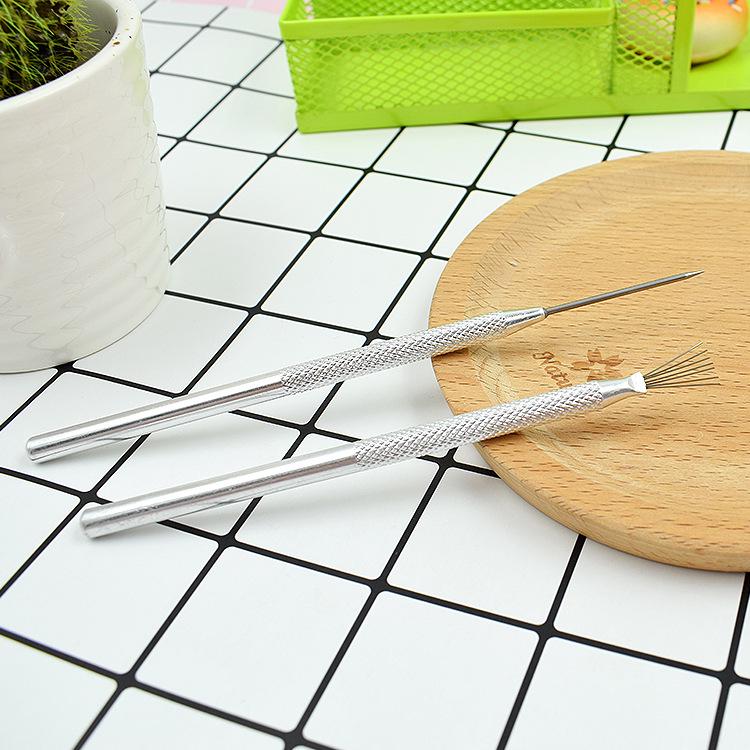 

Сверхлегкий набор для лепки из полимерной глины: 7 игл с текстурной кистью Seven-Piece Needle