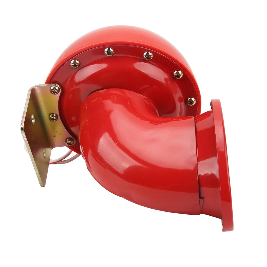 Yctze 12V 115dB Retro Electric   Horn Red   Car Speaker for ATV RV Boat Truck Electric Horn ATV Horn 12 Volt   Horn