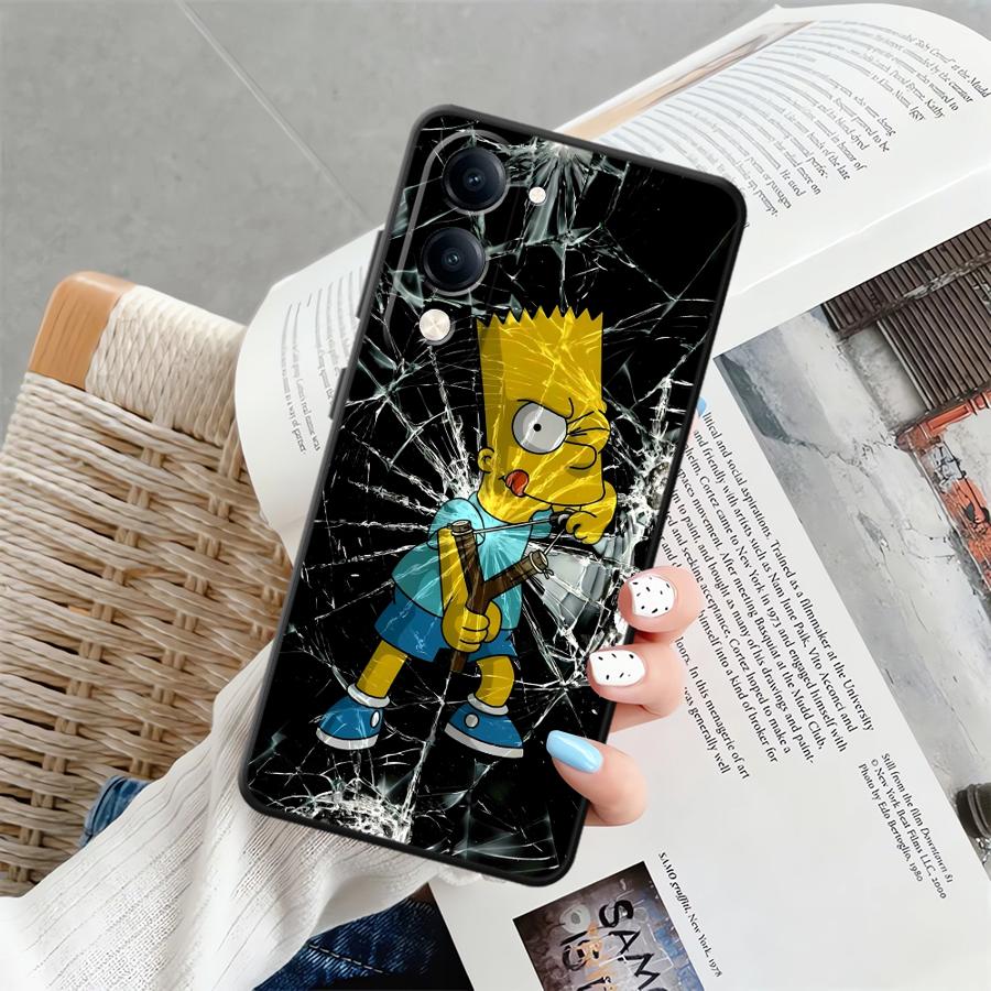 Case for Vivo Y31 Y36 Y27 Y16 Y17 Y12 Y15S Y33S Y35 Y19 Y22 Y30 Y02 Y11 Y20 Y21 Phone Cover Fun S-simpsons