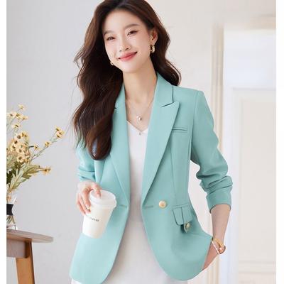 Korean Style Short Suit Jacket for Women with Fashionable Coat