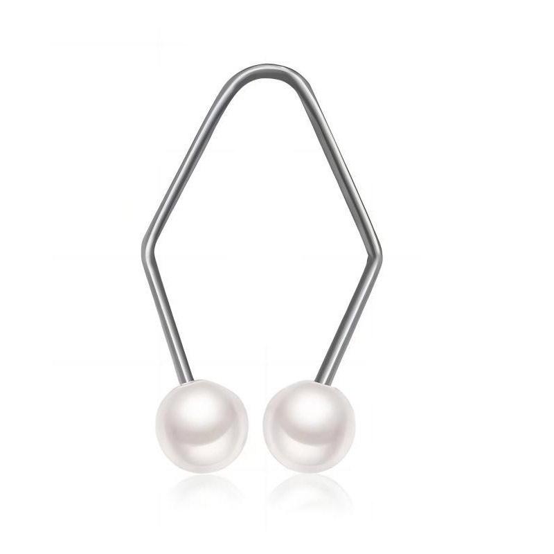Stainless Steel Pearl Dimple Maker: European & American Facial Trainer, 14G Jewelry