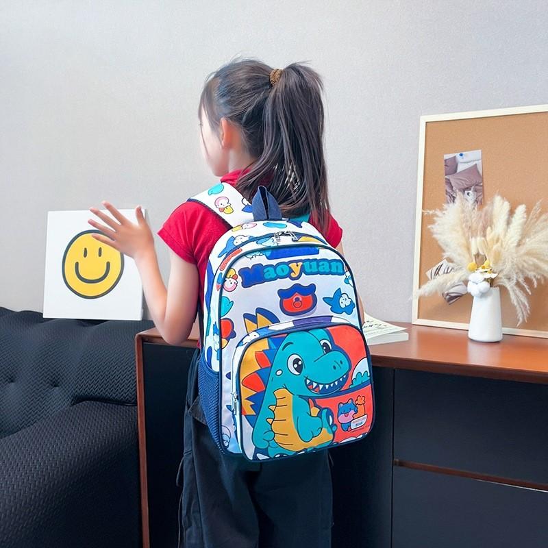 Dinosaur Small Bears Prints Kids School Backpack For School And Use Daycare