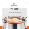 SULE Thickened Stainless Steel 26cm Stock Pot