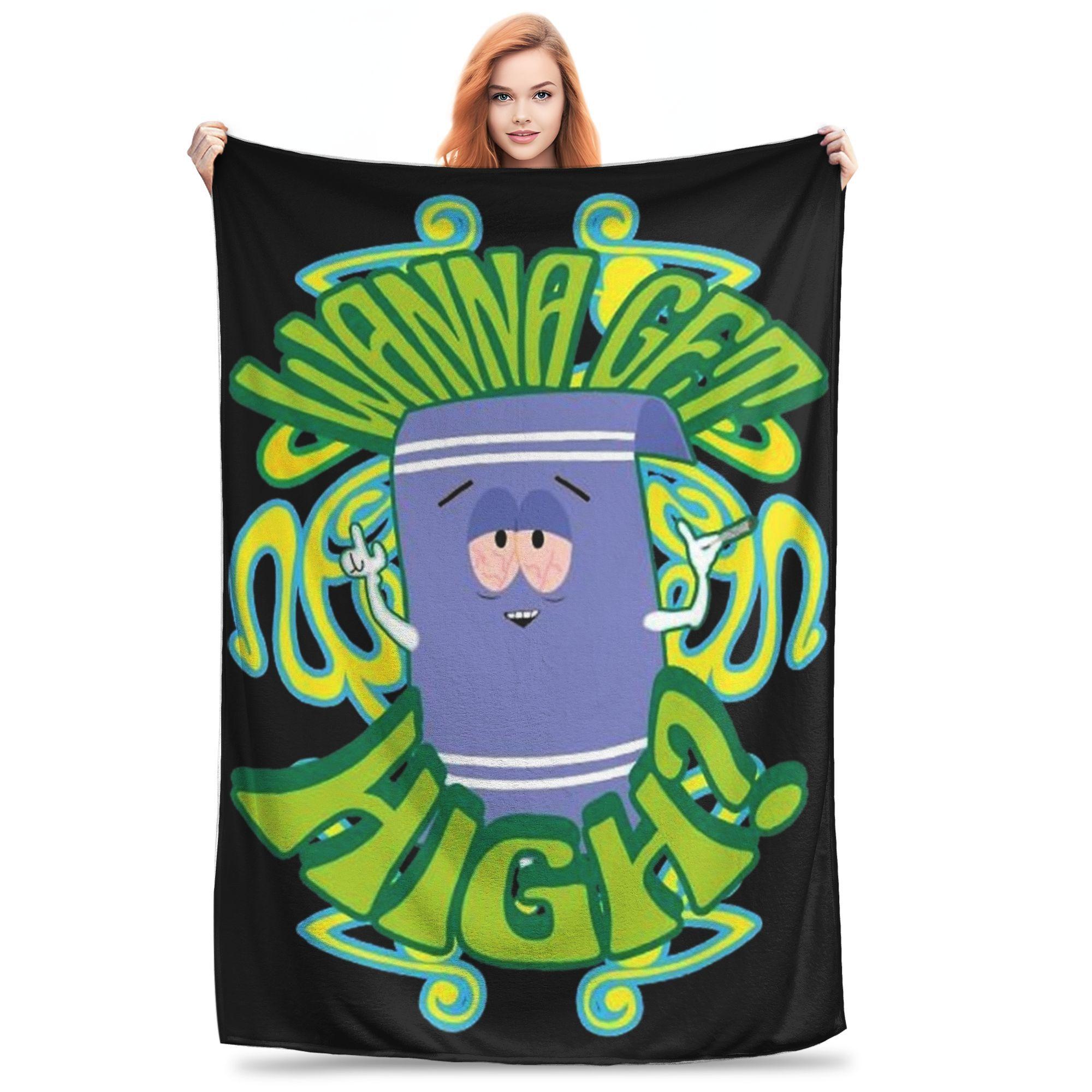 I Love Towelie Gradient22 Southpark Throw Blanket for Couch Soft Cozy Plush Blanket 50x60 Inch Multiple Sizes Bedspreads 30x40in