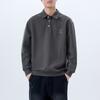 Autumn American Polo Shirt Sweater Men'S Ruffian Handsome Loose Large Size Long Sleeve Black Men'S Casual Top