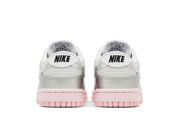 Nike Dunk Low LX Metalická stříbrná Růžová pěna (Ženy)