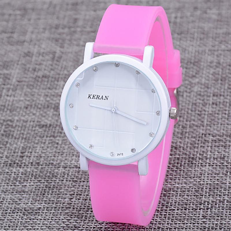 

CQ71 Простые и свежие Женские часы модные и повседневные силиконовый ремешок кварцевые часы элегантные часы подарок часы для женщины