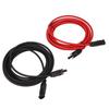 1 Pair Black&Red Solar Adapter Extension Cable 4mm² Solar Extension Cable  Mounted Solar Plug