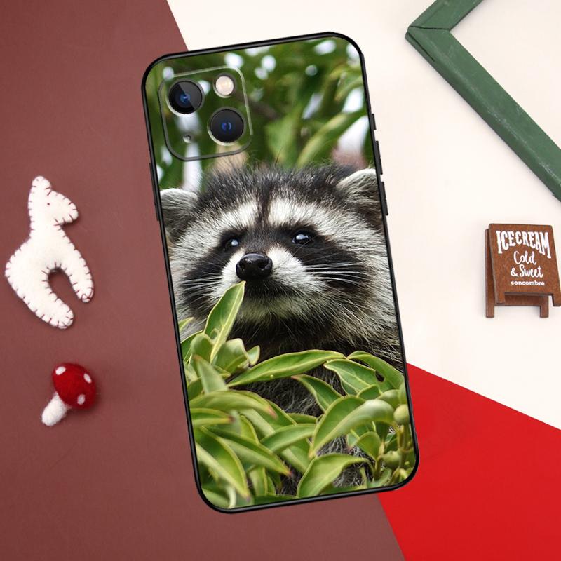 Raccoon Cover For iPhone 12 11 13 14 15 Pro Max 12 Mini 7 8 Plus X XR XS Max SE 2020 Phone Case