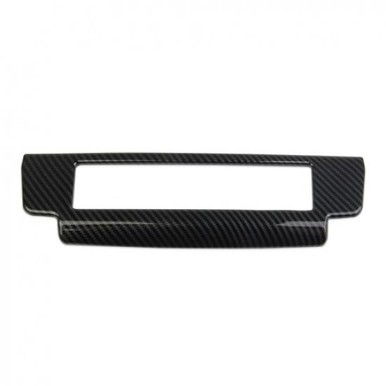 Carbon Fiber Center Console Button USB Panel Cover Trim For Nissan Frontier
