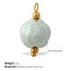 European and American sweet and cool style DIY dopamine ceramic pendant stainless steel plated 18K gold creative jewelry collection