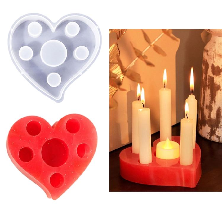 Silicone Mould Porous Candle Holder Mold Candle Stand Mould Jewelry Making Tool