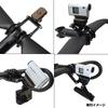Bar Mount Type 19 Head Part T3 for Action Cams and Lights for Handlebar Clamps with a Diameter [REC-Mount] [19-T3-254] 25.4mm