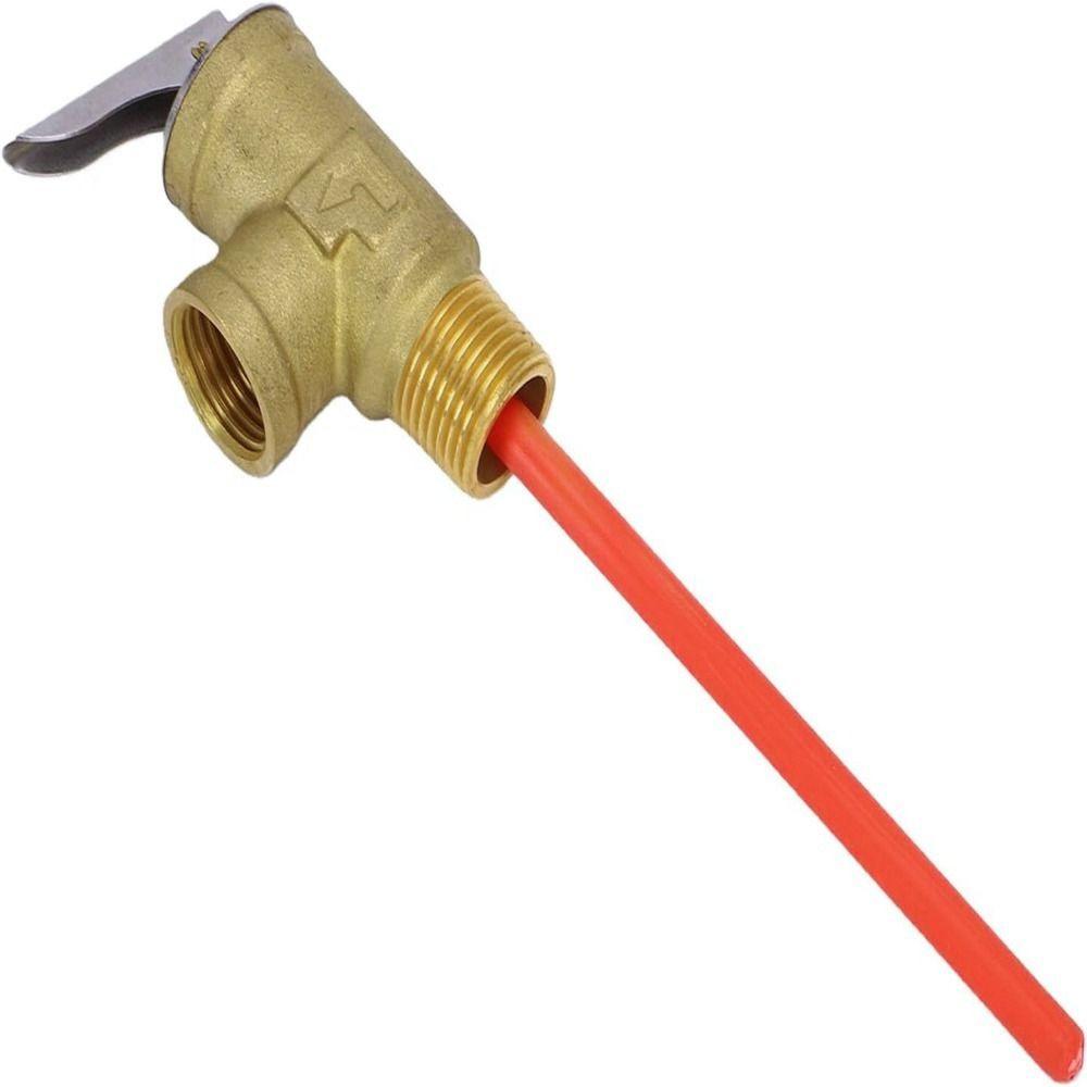 1/2 Inch NPT Thread Temperature Relief Valve Safety Relief Valve Electric Tank Water Heater