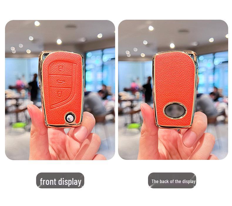 Toyota Key Case Cover for Camry, Corolla, Reiz, Highlander, RAV4, Levin, and Rongfang - Unisex