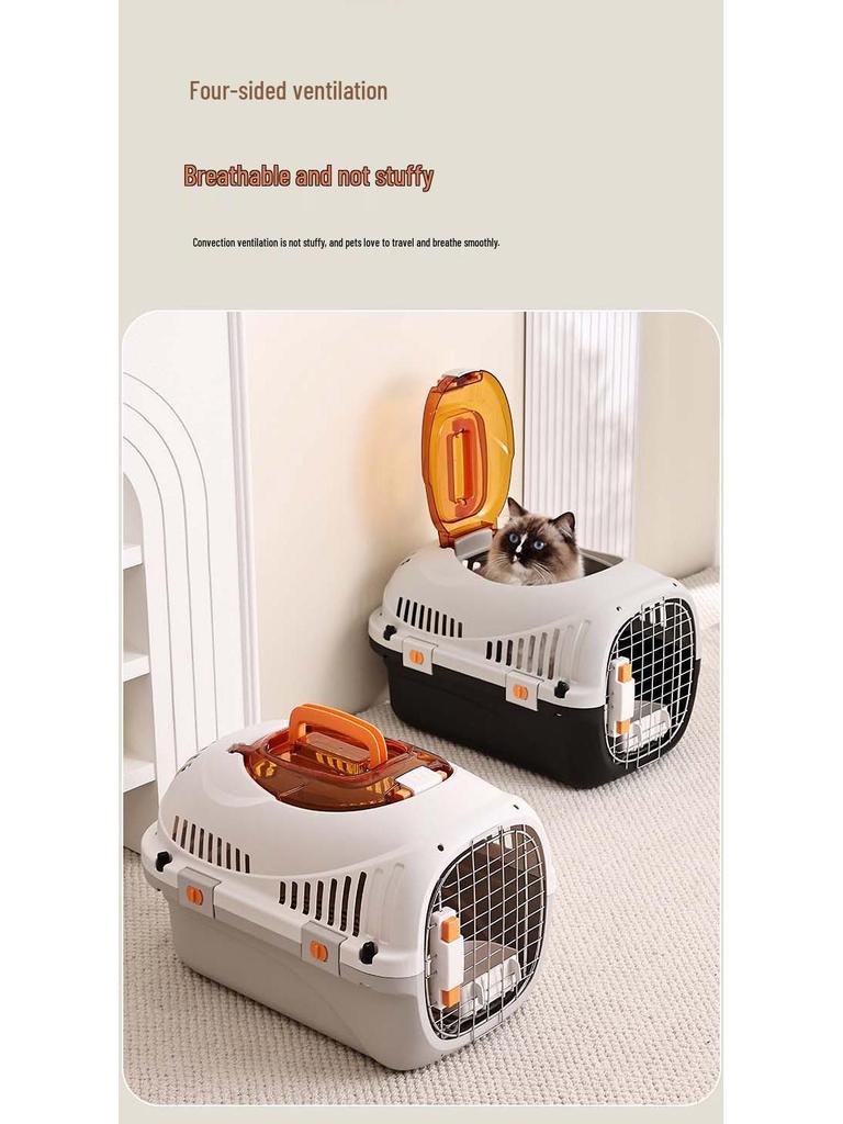 Pet Airline Carrier: Skylight Space Capsule for Cats and Dogs