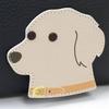 Kitamura Dog Shoulder Bag P-0668 Women's Dark Blue (Golden Retriever) [Navy] 10105 Free Size
