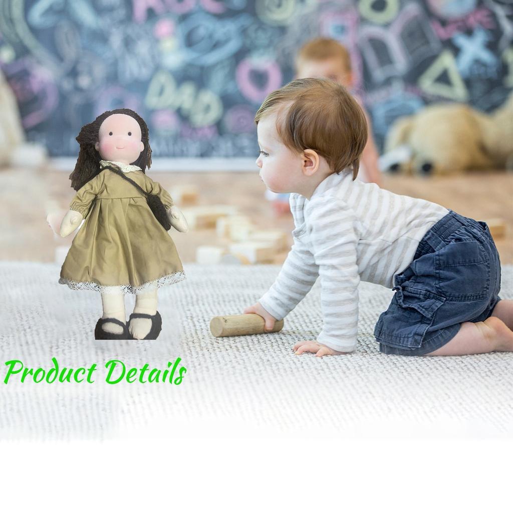 Soft Doll Toy , Baby Rag Doll, Suitable For Girls Birthday Gift, Christmas Plush Toy Gift