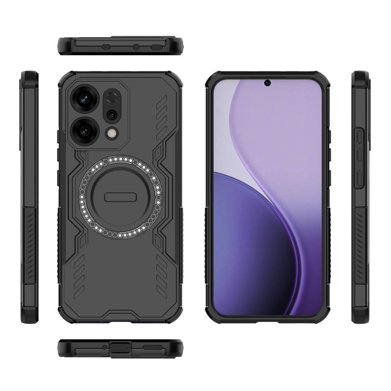 Shockproof Back Cover For Oppo Reno 14 Case For Oppo Reno 14 Pro Magnetic Adsorption Wireless Charge Cover For Oppo Reno 14 Case