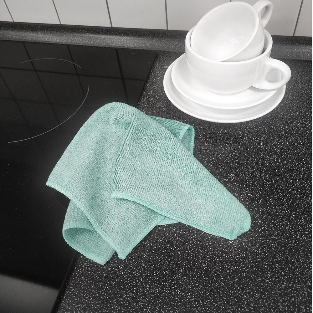 4x Ścierka z Mikrofibry Szmatka Kuchenna do Wycierania Czyszczenia bez Smug
