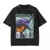 Tričko New Century Evangelion Anime z prané bavlny Pro všechna roční období Retro Volné Oversized Ležérní Denní Streetwear Vrchní díly Pro muže Ženy Y2K Harajuku Styl