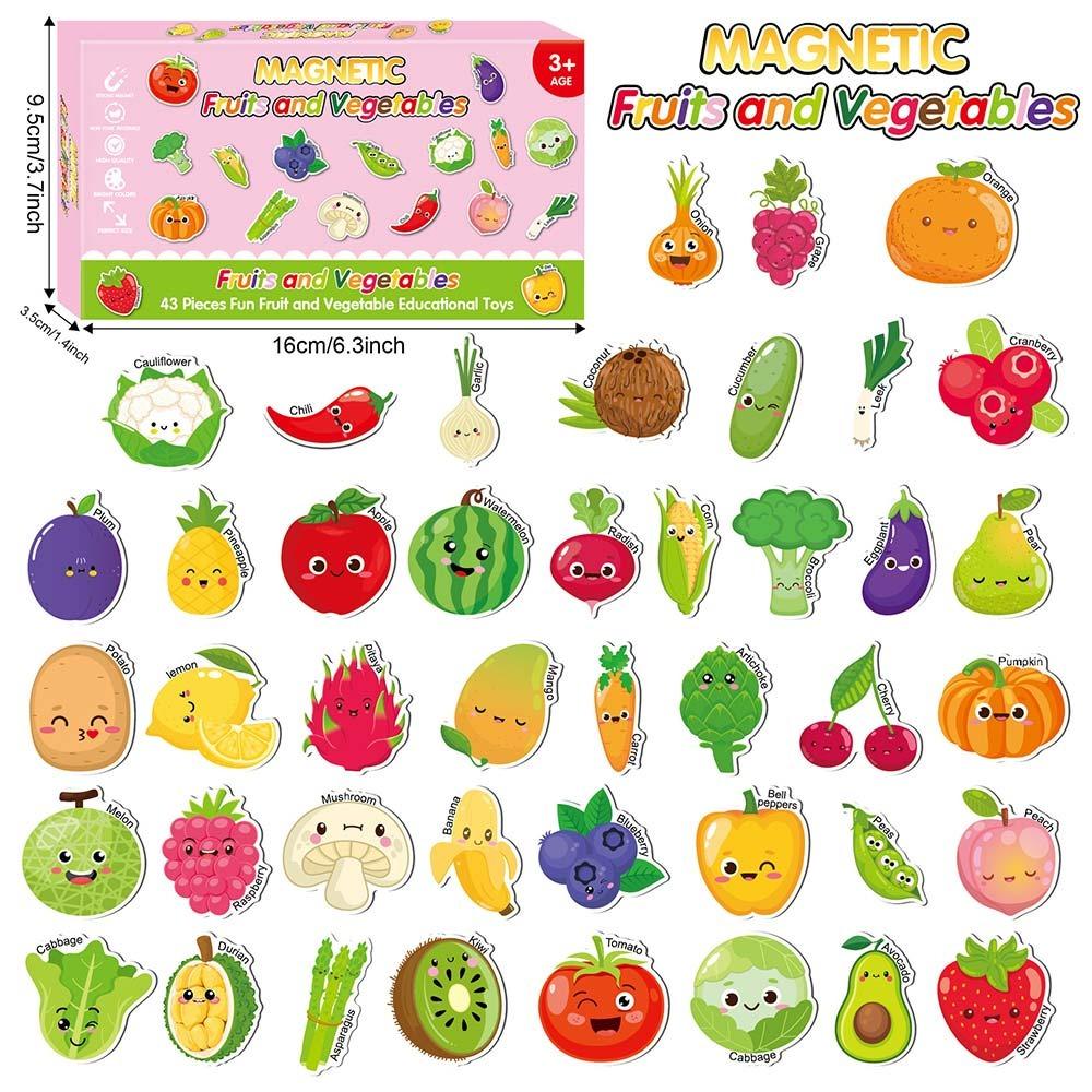 

Cartoon Refrigerator Magnet Magnetic Multicolor Magnetic Alphabet Number Animal Food Vehicle Magnetic Fridge Sticker