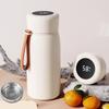 Intelligente Thermosflasche mit Temperaturanzeige, Vakuumisoliert, 316 Edelstahl-Thermosbecher für Kaffee und Tee, mit Infuser