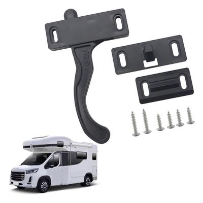 Campers Handle Door Replacement Camping Traveling Black Enhanced Security High-Strength Materials Quick Replacement