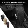 Auto Schalthebel Abdeckung Leder Handbremse Hülle Zubehör für KIA Ceed Sportage Rio K5 Optima Cerato Proceed Venga Sedona usgm40