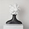 Abstract Art Figure Sculpture, Resin Decoration, Black and White Female Images, Statues, Gifts, Home Decoration Accessories