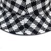 European and American ins plaid element hat four seasons outdoor double-sided bucket hat hot-selling basin hat women