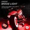 Motorcycle LED Underglow Kit, ICICAR 12 Pcs APP Control RGB Chasing Mode 16 Million Color Dual Remote Music Mode IP68 Waterproof Led Lights,
