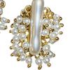 Flower Pearls Studs Earrings Smooth Surfaces Unique Ear Accessory Casual Formal Earrings Suitable for Fashion Women