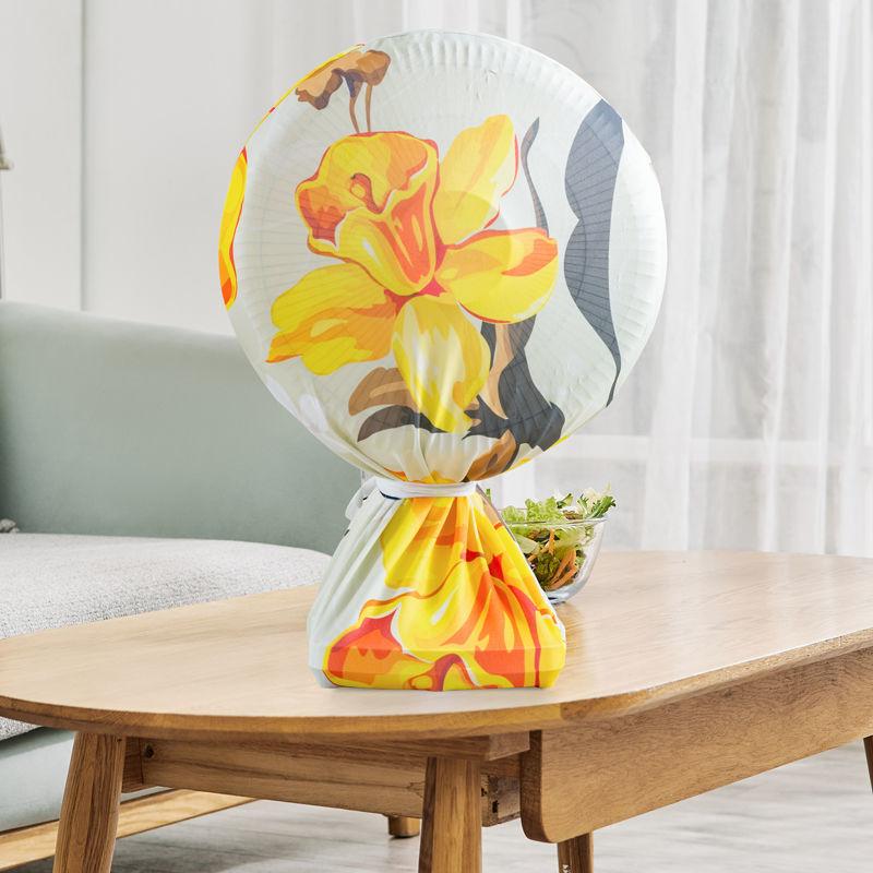 Household Electric Fan Covers Nordic Elasticity Round Table  Dust-proof Cover Safety Storage Protection All-inclusive Cases